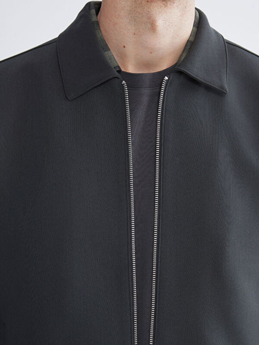 Standart Kal?p G?mlek Yaka Erkek Ceket