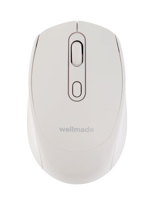 Мышь WELLMADE M03, беспроводная, оптическая, 1200 dpi, белая