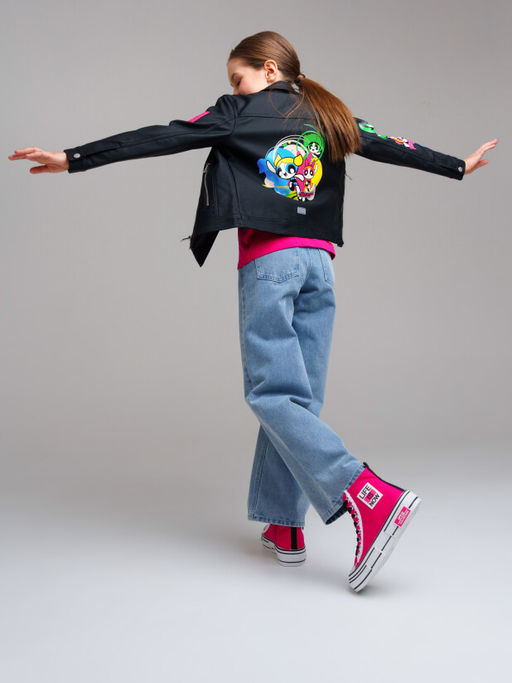 PlayToday / Куртка из экокожи для девочки  фото 7