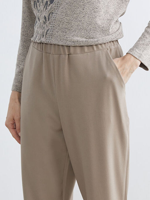 Beli Lastikli Kad?n Pantolon