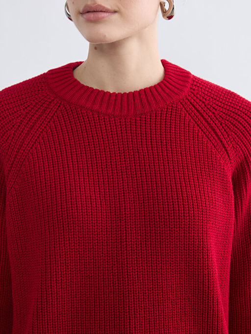 Bisiklet Yaka Kad?n Triko Kazak