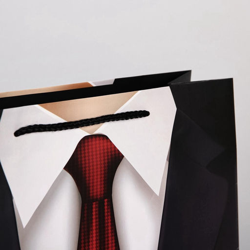 Цена за 2 шт. Пакет подарочный ламинированный, упаковка, Лучшему мужчине, L 28?38?9 см