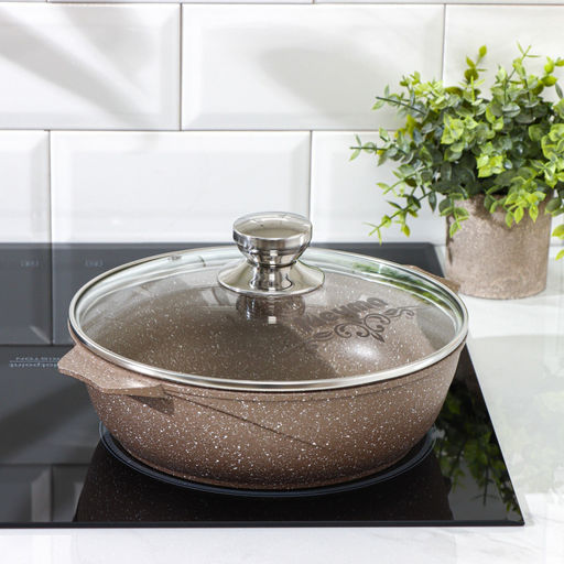 ГРАНИТ BROWN Жаровня 2,4л, арт. 32806