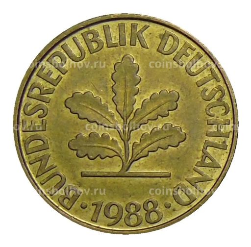 10 пфеннигов 1988 года F Германия
