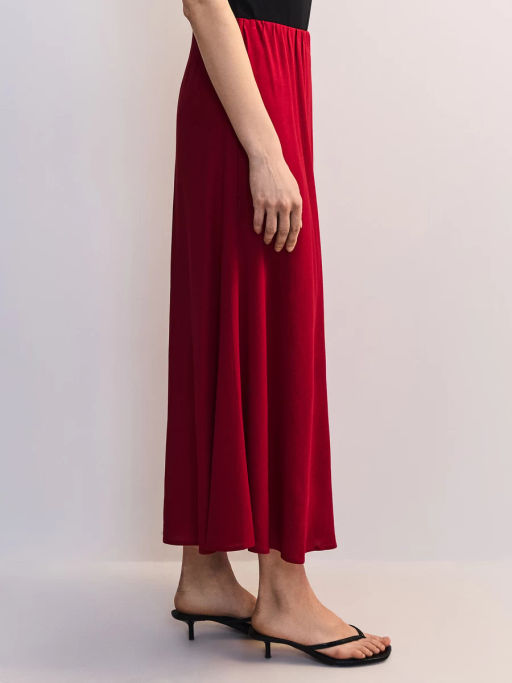 Юбка миди из вискозы и льна ZR2605013502-70 / Zarina