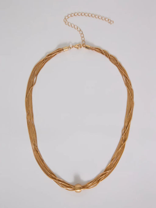 Многослойное украшение на шею / Zarina фото 2