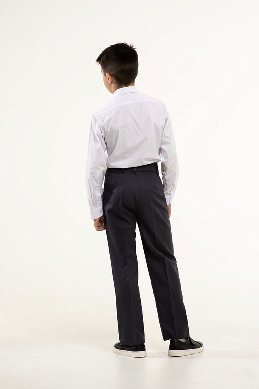 Серые школьные брюки для мальчика Инфанта, модель 0915/5  фото 2