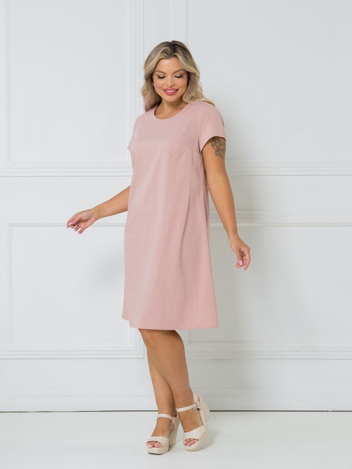 Платье 1453 пудровый