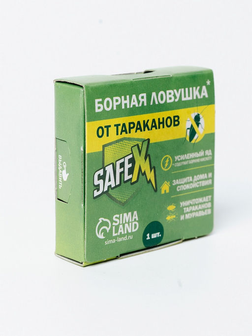 Цена за 2 шт. Средство от тараканов SAFEX Борные ловушки, 6 шт.  фото 10