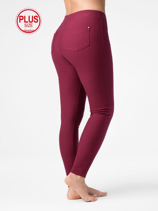 WINDY+ Легинсы жен. термоэффект (9/1) - dark bordo - Conte elegant фото 3