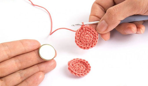 Кнопка Gamma MK-G20 магнитная металл d 20 мм 10 шт. под никель