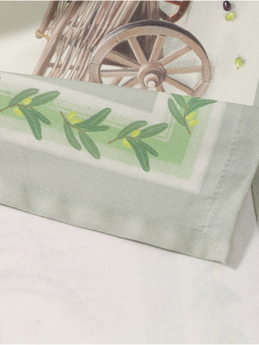 Набор кухонный «Этель» Olivia, скатерть 220×145 см ± 3 см, салфетки 40×40 см-12 шт., 100% хлопок