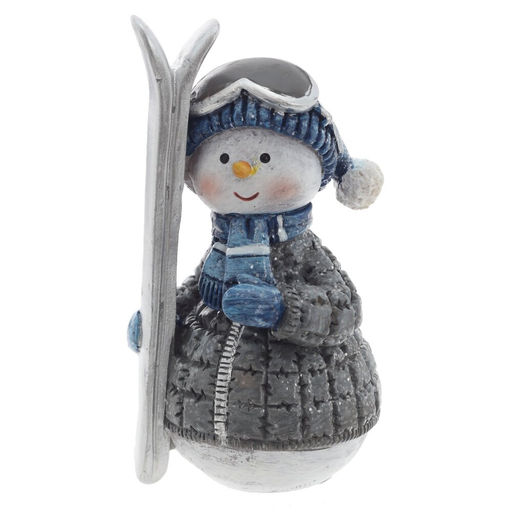 Фигурка декоративная "Снеговик", L5 W5 H11 см