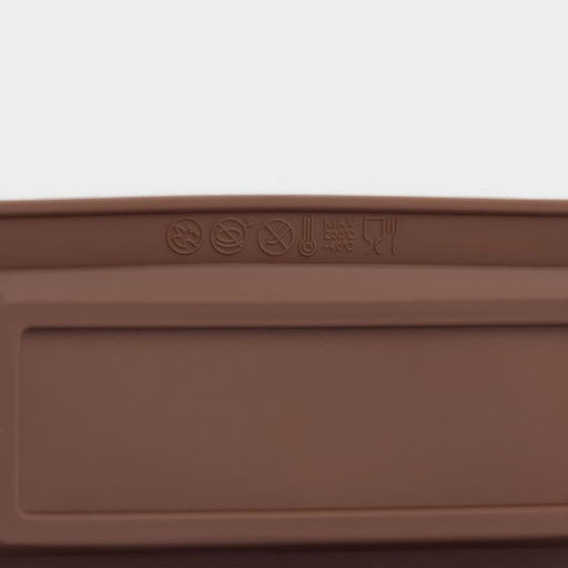 Форма для выпечки Доляна «Бисквиты», силикон, 5 ячеек, 22.3×10.5×2 см, коричневая