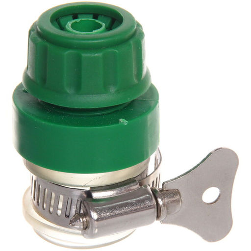 Цена за 5 шт. Штуцер внешний с хомутом муфта 1/2" ДоброСад