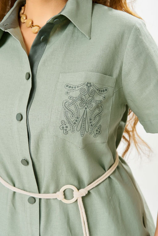 Блуза FITA 20463 фисташка