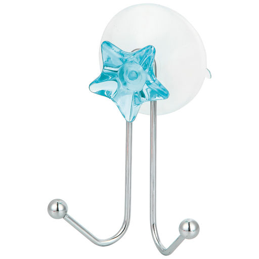 _Крючок двойной "Звезда" (крепление: присоска) арт. W2790, 004719