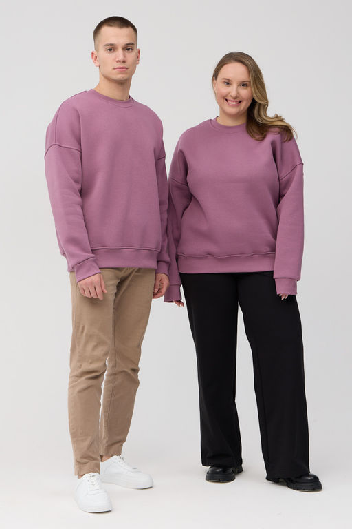 Джемпер, свитшот из мягкого футера с начёсом - Solo mio фото 3