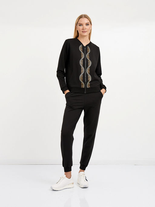 кардиган женский на молнии со стразами - Glenfield фото 2