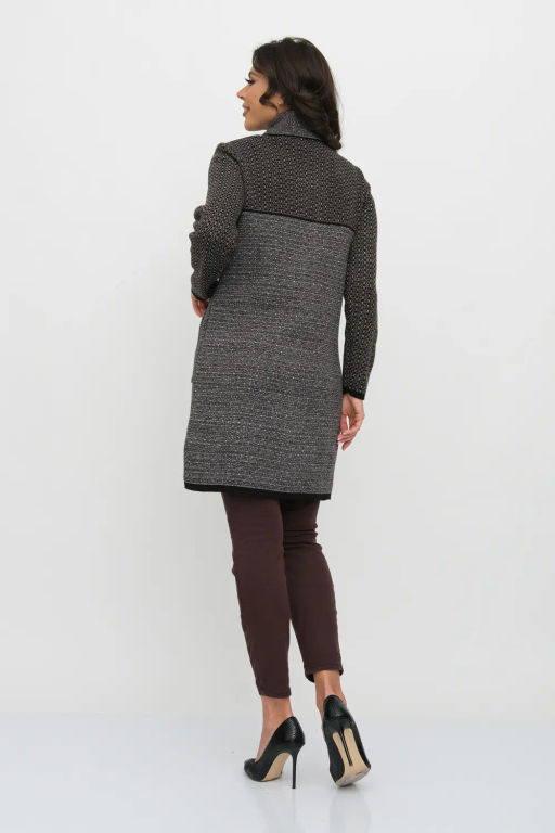 ЗЛАТА Кардиган С 2064/кофейный микс