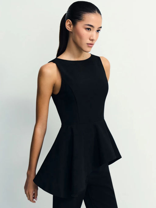 Топ с асимметричной баской / Zarina фото 4