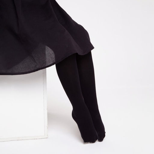 Цена за 2 шт. Колготки детские, чёрные, (nero), рост 116-122 см