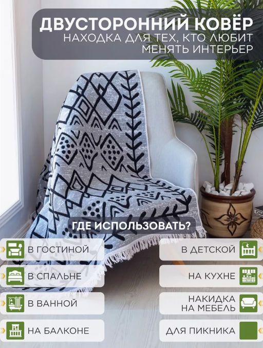 Ковер 80х200 Кемер - Уютности фото 3