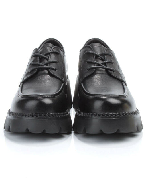 03-5935 BLACK Полуботинки женские (натуральная кожа)