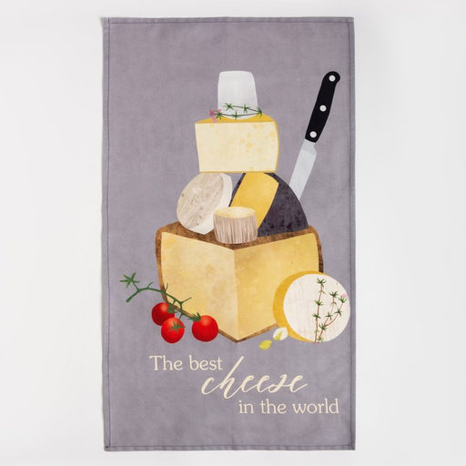 Набор кухонный Cheese подставка, полотенце, формочка - Этель фото 2