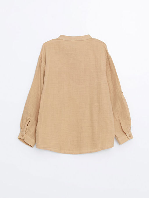 Hakim Yaka Uzun Kollu Basic Erkek Bebek G?mlek - Waikiki фото 3