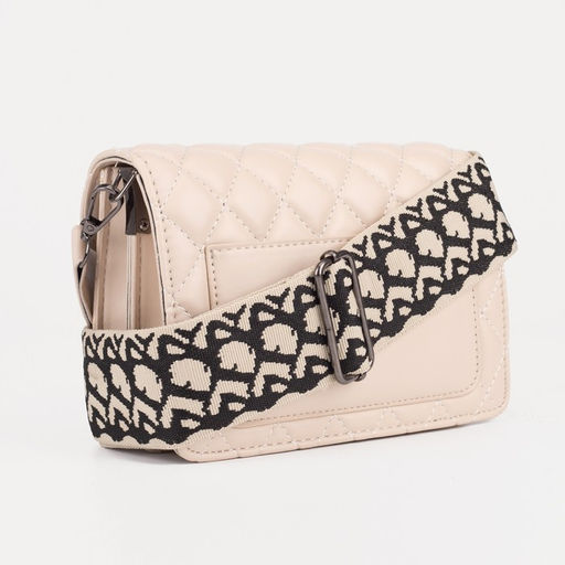 Сумка-мессенджер на клапане, цвет бежевый - Simaland фото 2