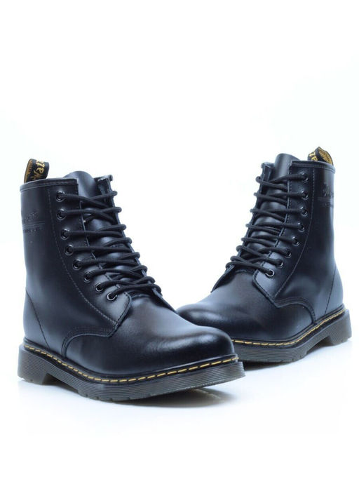 01-B6019-1 BLACK Ботинки демисезонные женские (натуральная кожа)