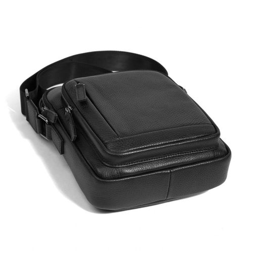 Сумка мужская, кожа, MIRONPAN 33231 Черный