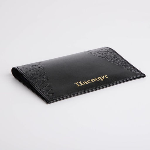 Обложка для паспорта, цвет чёрный - Simaland фото 3