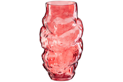 Ваза 17*17*29,5 см красная, стекло - Elan gallery фото 5