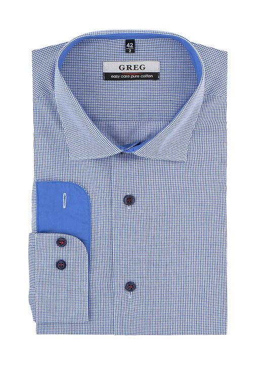 Сорочка мужская длинный рукав GREG 214/131/7308/Z/1_GB  фото 2
