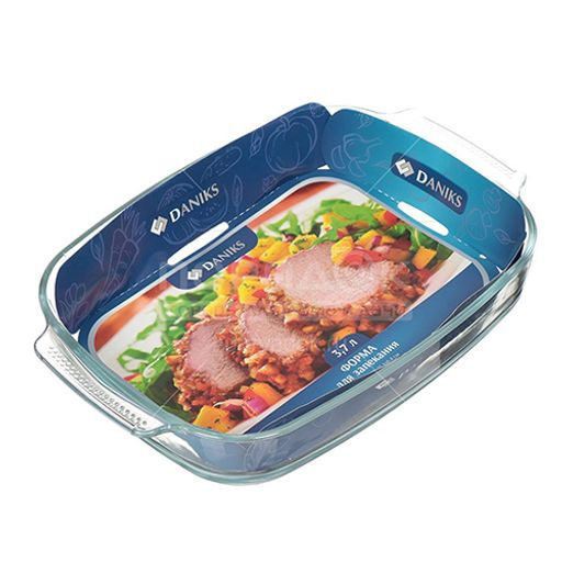 Форма для выпечки жар 3,7л прямоуг 38*25,4*6,4см DANIKS, DNX-37R Я арт. (278509)