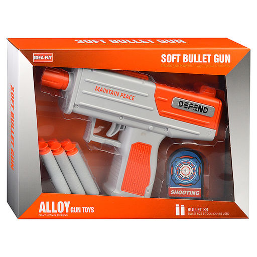 Пистолет "Выстрел" с мягкими пулями, в коробке