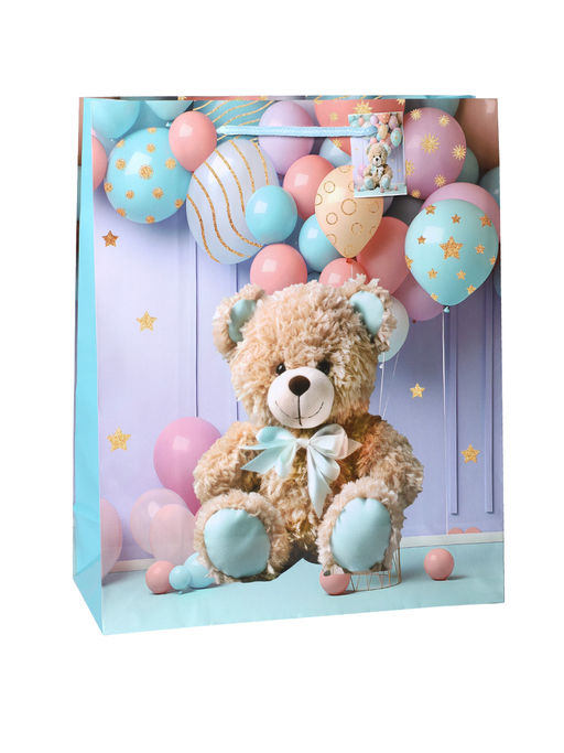 Пакет подарочный 17х24x8см / 1634-S /уп 12/1200/