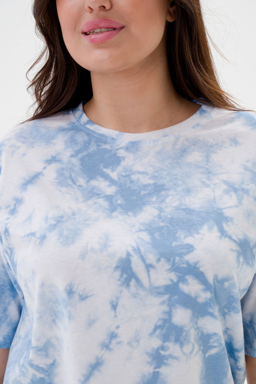 Костюм из кулирки унисекс дым голубой макси - Амадэль фото 17