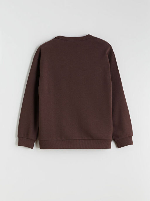Bisiklet Yaka Erkek ?ocuk Sweatshirt