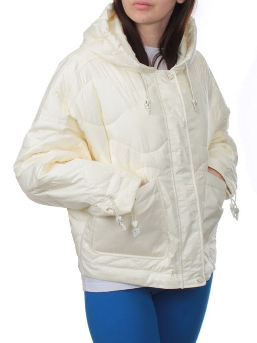 23-022 MILK Куртка оверсайз демисезонная женская (синтепон 100 гр.)