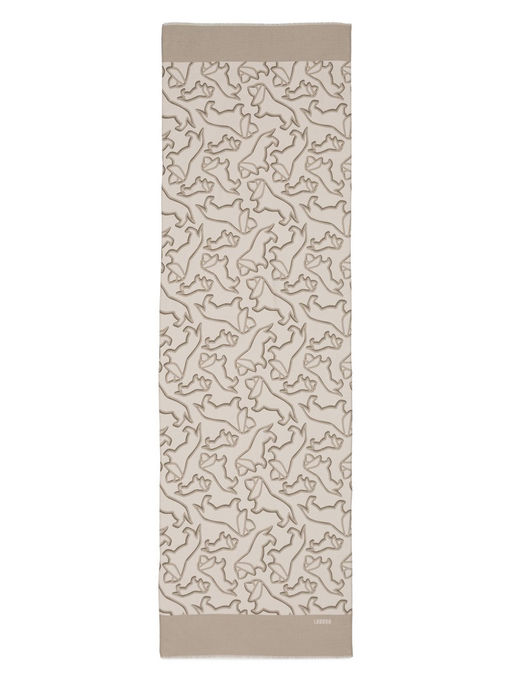 Палантин жен. виск+шерсть 65х180 LSZ33-628-03