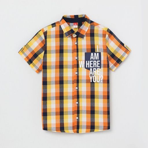 CRB wear/CSJB 62748-30-278 Рубашка для мальчика, желтый/Ex.Cherubino