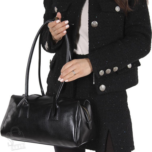 Сумка женская кожаная 5006NN black Natale Navetta  фото 2