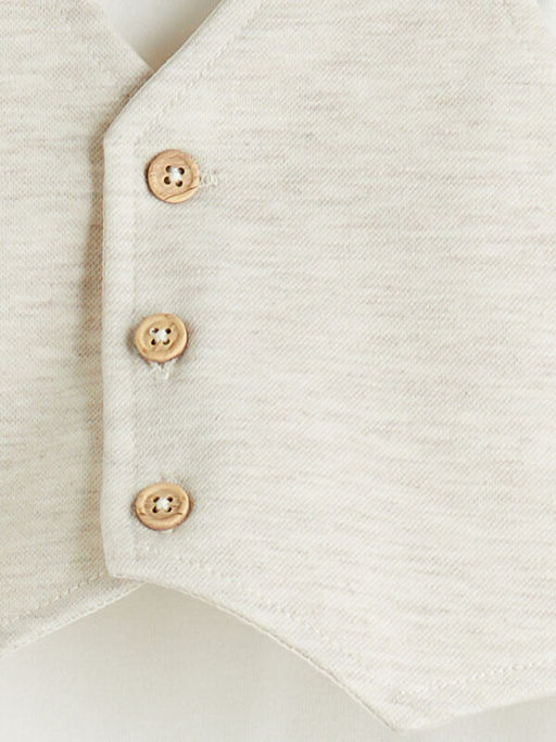 V Yaka Erkek Bebek Triko Yelek