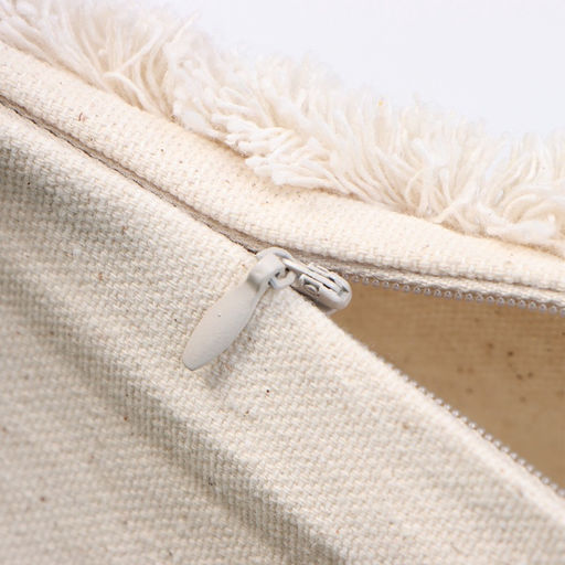 Наволочка декоративная Этель Бохо, 30х50 см, цвет молочный, 100% хлопок  фото 10