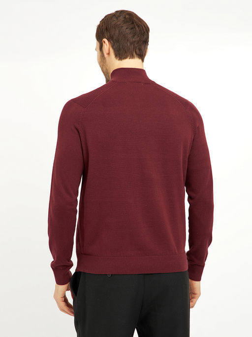 водолазка мужская из хлопка с воротником на молнии - Glenfield фото 6