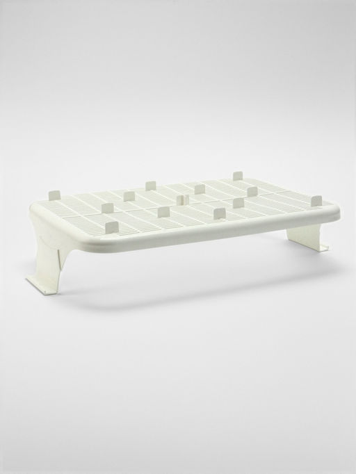 Туалет с сеткой, 44×33×11.5 см, бежевый, белый