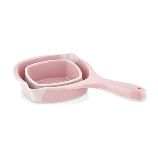 L-00857PK Ковш складной 1л розовый пластик/силикон - Mayer&boch фото 3